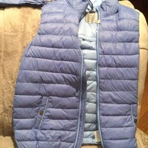 Geox puffer vest in baby blue in s